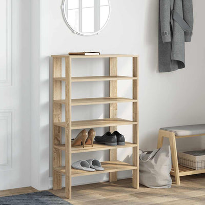 Kenkäteline Sonoma-tammi 61x32x105 cm tekninen puu