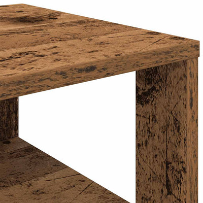 Kenkäteline vanhaa puuta 61x32x105 cm tekninen puu