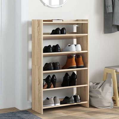 kenkäteline Sonoma Oak 60x25x100 cm Engineered Wood