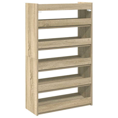 kenkäteline Sonoma Oak 60x25x100 cm Engineered Wood