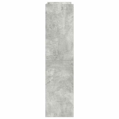 Kenkäteline betoninharmaa 60x25x100 cm tekninen puu