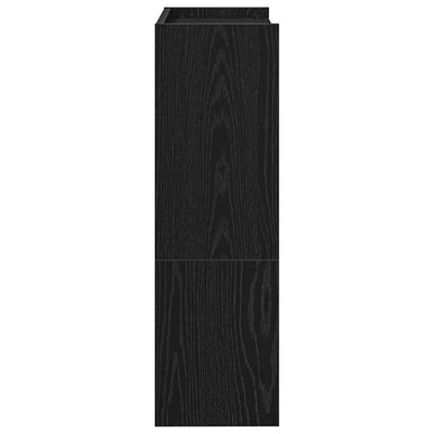 Kenkäteline musta 60x25x81 cm tekninen puu