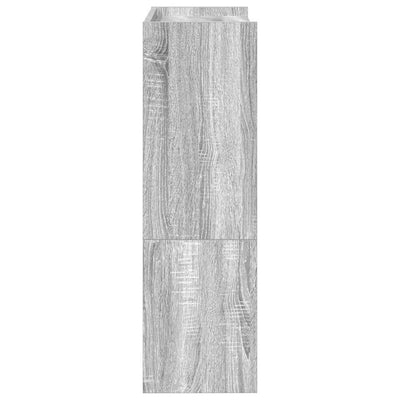 Kenkäteline harmaa Sonoma 60x25x81 cm tekninen puu