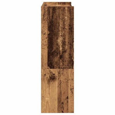 Kenkäteline vanhaa puuta 60x25x81 cm lastulevy