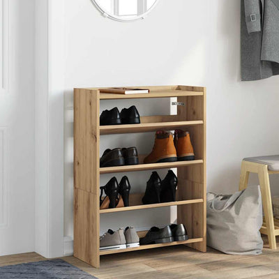 Kenkäteline artesaani tammi 60x25x81 cm tekninen puu