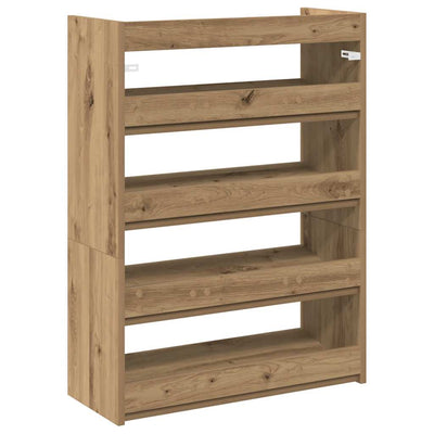 Kenkäteline artesaani tammi 60x25x81 cm tekninen puu