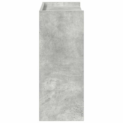 Kenkäteline betoninharmaa 60x25x62 cm tekninen puu