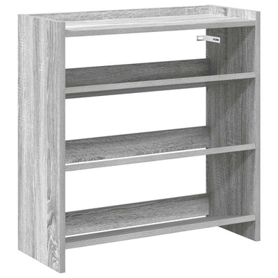 Kenkäteline harmaa Sonoma 60x25x62 cm tekninen puu