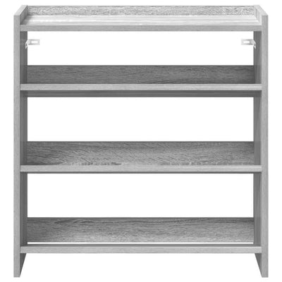 Kenkäteline harmaa Sonoma 60x25x62 cm tekninen puu