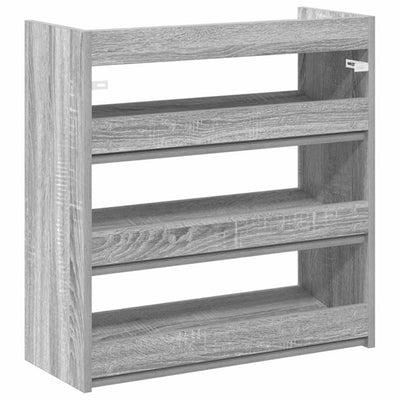 Kenkäteline harmaa Sonoma 60x25x62 cm tekninen puu