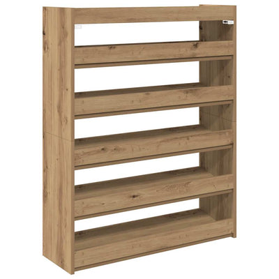 Kenkäteline käsityöläinen tammi 80x25x100 cm tekninen puu