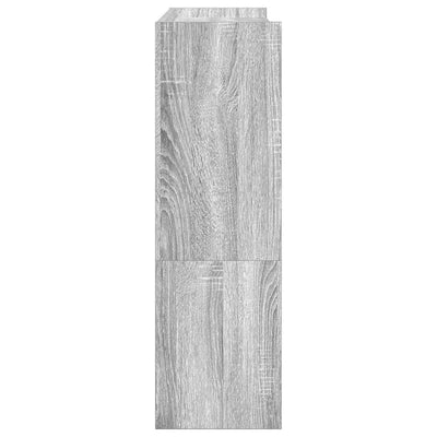 Kenkäteline harmaa Sonoma 80x25x81 cm tekninen puu