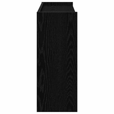 Kenkäteline musta 80x25x62 cm tekninen puu
