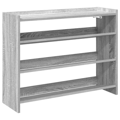 Kenkäteline harmaa Sonoma 80x25x62 cm tekninen puu