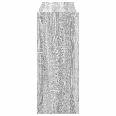 Kenkäteline harmaa Sonoma 80x25x62 cm tekninen puu