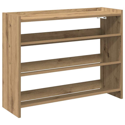 Kenkäteline artesaani tammi 80x25x62 cm tekninen puu