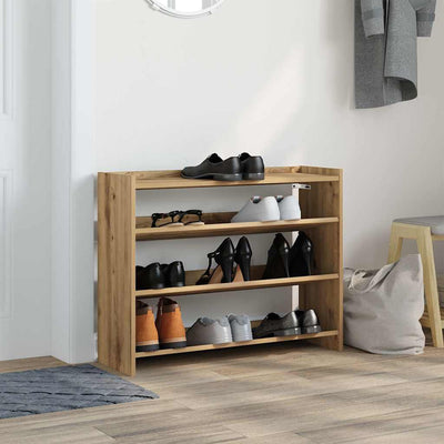 Kenkäteline artesaani tammi 80x25x62 cm tekninen puu
