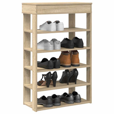 Kenkäteline Sonoma Oak 60x30x98 cm Engineered Wood