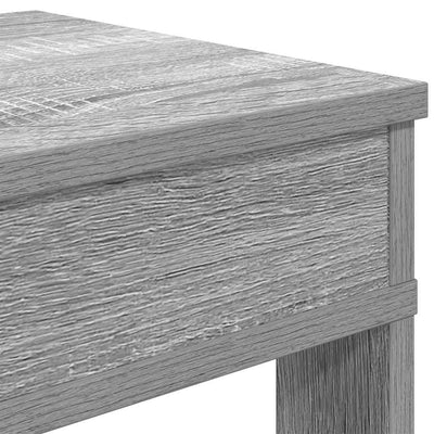 Kenkäteline harmaa Sonoma 60x30x98 cm tekninen puu