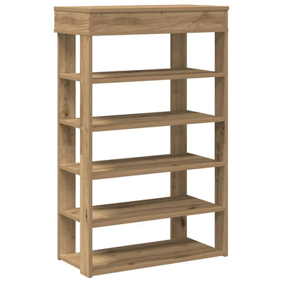 Kenkäteline artesaani tammi 60x30x98 cm tekninen puu