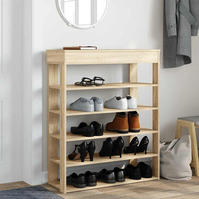 Kenkäteline Sonoma-tammi 80x30x98 cm tekninen puu