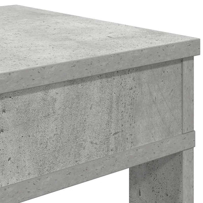 Kenkäteline betoninharmaa 80x30x98 cm tekninen puu
