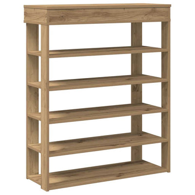 Kenkäteline artesaani tammi 80x30x98 cm tekninen puu