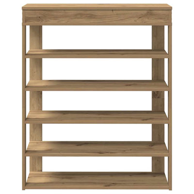 Kenkäteline artesaani tammi 80x30x98 cm tekninen puu