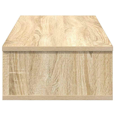 Seinähylly laatikoilla Sonoma-tammi 80x34x17 cm tekninen puu