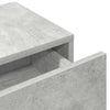 Seinähylly laatikoilla betoninharmaa 60x26,5x15 cm tekninen puu
