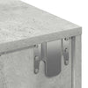 Seinähylly laatikoilla betoninharmaa 60x26,5x15 cm tekninen puu