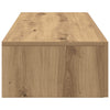 Seinähylly laatikoilla artesaani tammi 60x26,5x15 cm lastulevy