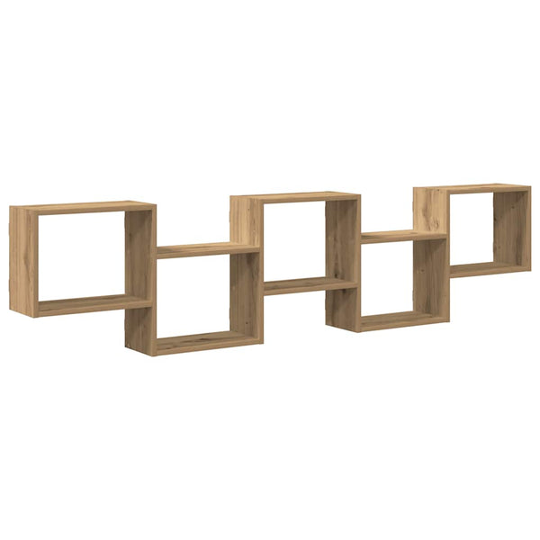 Wall Cube Hylly 5 lokeroa Artisian Oak Engineered Wood