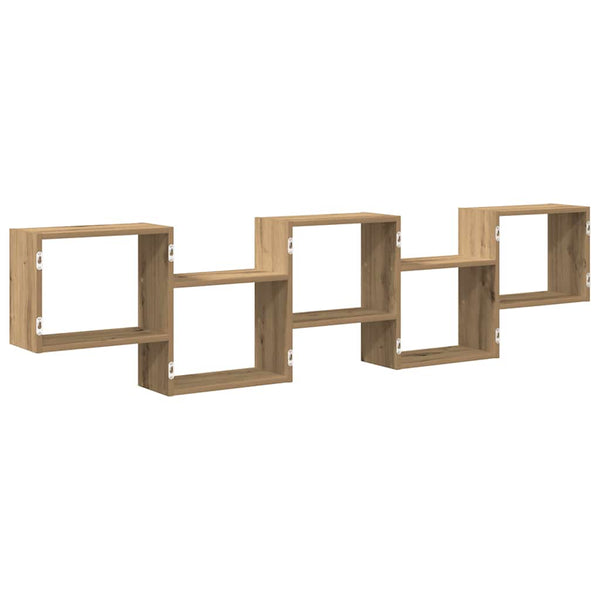 Wall Cube Hylly 5 lokeroa Artisian Oak Engineered Wood
