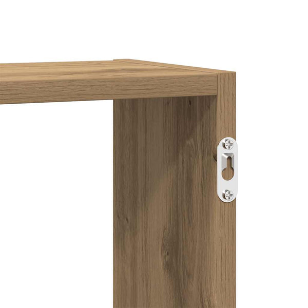 Wall Cube Hylly 5 lokeroa Artisian Oak Engineered Wood