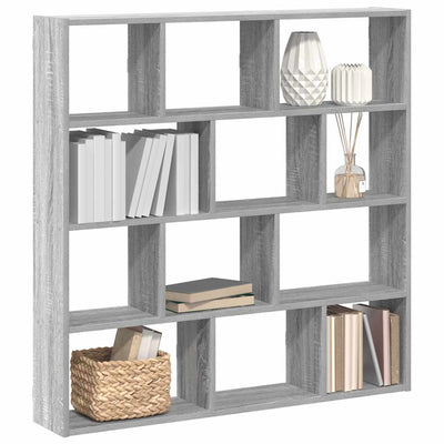 Wall Cube Hylly 12 lokeroa Harmaa Sonoma Engineered Wood