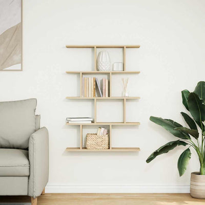 Sonoma oak wall cube hylly Nada (12 lokeroa engineered wood)