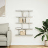 Wall Cube Hylly 12 lokeroa Harmaa Sonoma Engineered Wood