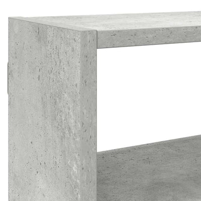 Seinäkuutiohylly 7 lokeroa Betonin harmaa tekninen puu