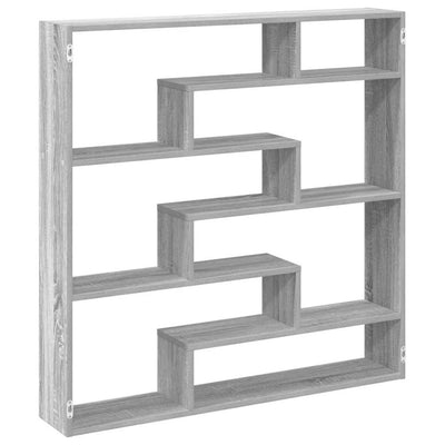 Wall Cube Hylly 7 lokeroa Harmaa Sonoma Engineered Wood