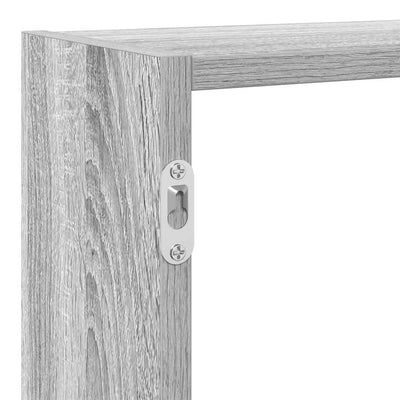 Wall Cube Hylly 7 lokeroa Harmaa Sonoma Engineered Wood