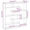 Wall Cube Hylly 7 lokeroa Harmaa Sonoma Engineered Wood