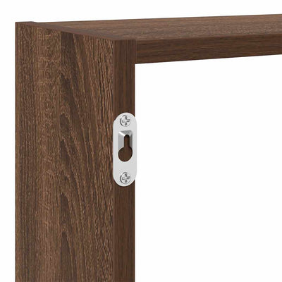 Wall Cube Hylly 7 lokeroa Ruskea Tammi Engineered Wood
