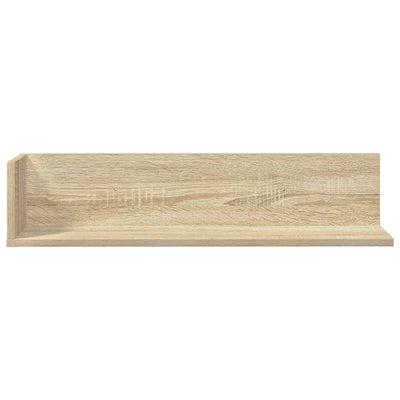 Seinähyllyt 2 kpl Sonoma Oak 75x16,5x16,5 cm Engineered Wood