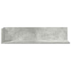 Seinähyllyt 2 kpl Betoninharmaa 75x16,5x16,5 cm Teknillinen puu