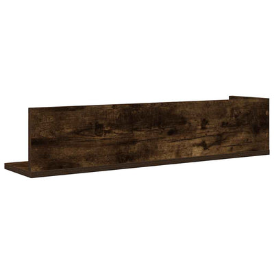 seinähyllyt 2 kpl savustettu tammi 75x16,5x16,5 cm tekninen puu