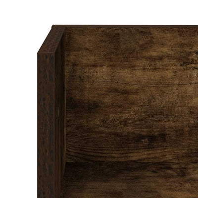 seinähyllyt 2 kpl savustettu tammi 75x16,5x16,5 cm tekninen puu
