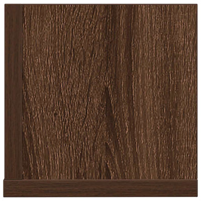 seinähyllyt 2 kpl ruskea tammi 75x16,5x16,5 cm tekninen puu