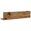 seinähyllyt 2 kpl vanhaa puuta 75x16,5x16,5 cm tekninen puu