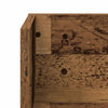seinähyllyt 2 kpl vanhaa puuta 75x16,5x16,5 cm tekninen puu